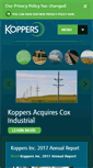 Mobile Screenshot of koppers.com